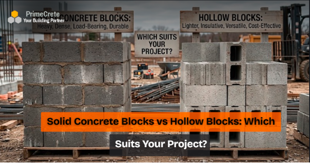 Solid Concrete Blocks vs Hollow Blocks: Which Suits Your Project?