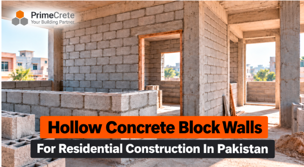 Hollow Concrete Block Walls for Residential Construction in Pakistan