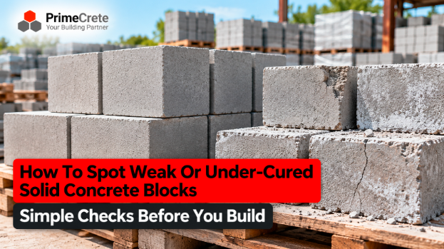 How to Spot Weak or Under-Cured Solid Concrete Blocks
