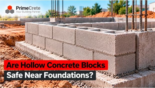 Are Hollow Concrete Blocks Safe Near Foundations?