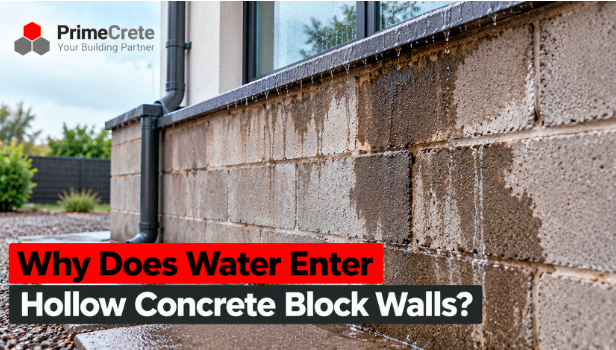 Why Does Water Enter Hollow Concrete Block Walls?