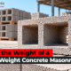 What Is the Weight of a Normal-Weight Concrete Masonry Unit?