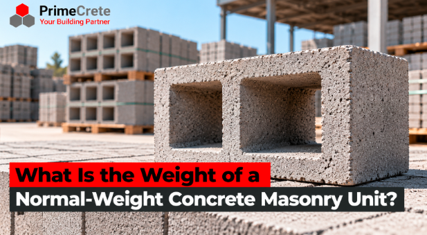 What Is the Weight of a Normal-Weight Concrete Masonry Unit?