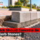 How Thick Should Concrete Be Under Kerb Stones?